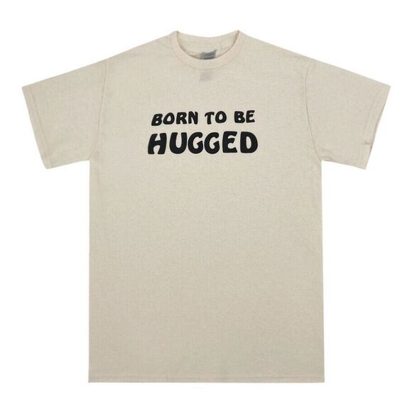 Vintage 80s 90s Born To Be Hugged Graphic Trendy Love TShirt Valentines Day ❤️ - Picture 3 of 5
